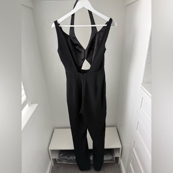 MARCIANO Black Halter Neck Jumpsuit, Size Small - Picture 4 of 11